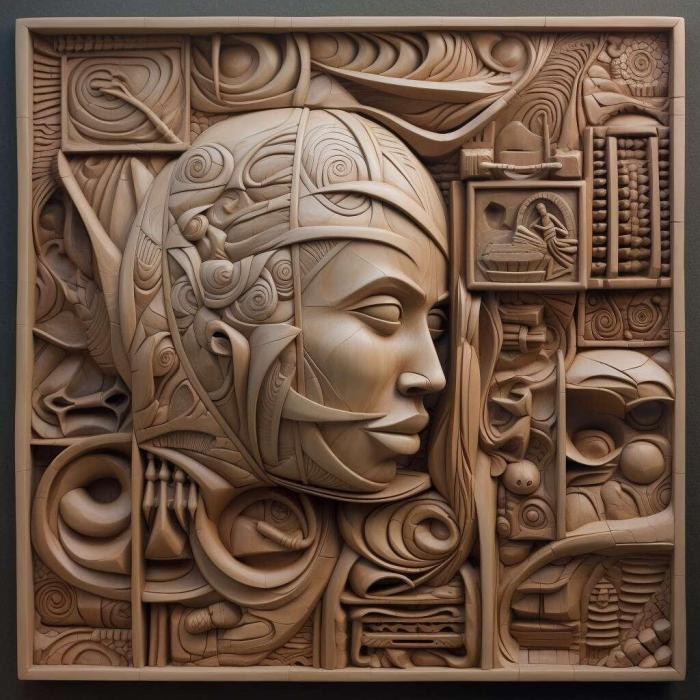 نموذج ثلاثي الأبعاد لآلة CNC 3D Art 